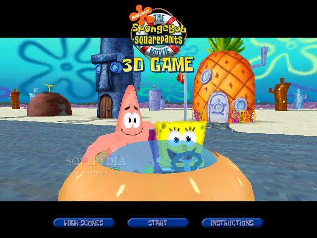 spongebob squarepants movie pc rom controller controls